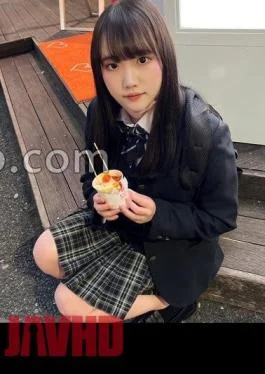534POK-057 Face Showing Personal Shooting Super Rare_ Gonzo With A Girl In Black Pantyhose Uniform_