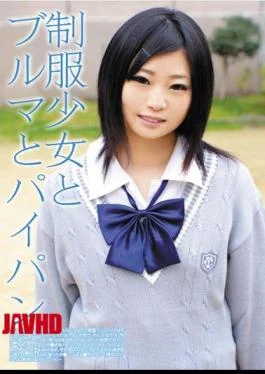 BLUE-001 Shaved Girl Uniform And Bloomers And